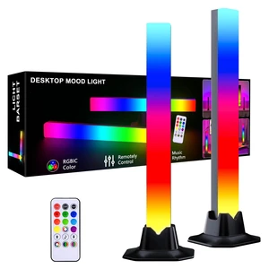 Ambient Lamp with APP Voice Control RGB Music Level Indicator Smart Home Lights Pickup Rhythm Light Activated by Sound