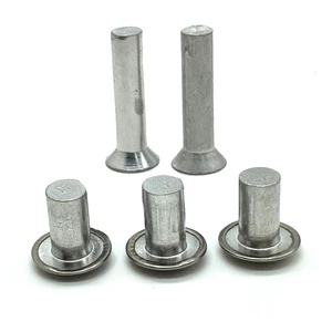 304 Stainless Steel Aluminium Din660 Solid Round Head Rivet M2 M2.5 M3 M4 M5 M6 Alloy Self-Plugging Rivet