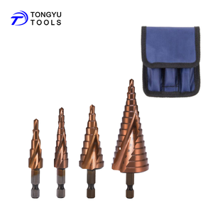 4-32mm Cobalt Step Drill Bit Set M35 HSS-Co5% Unibit Cone Big Hole Cutter For Stainless Steel Hard Metal Sheets