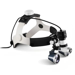Lightweight LED Surgical Headlight With Clip Design And USB Charging For Dogs Cats Veterinary Dental Use