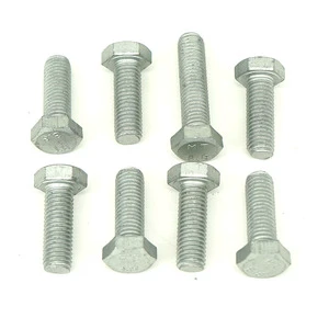 Wholesale Price Fastener Hardware Grade 8.8 Zinc-Plated Full Thread Hex Head Bolt For Construction