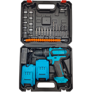 Factory Price 21V Cordless Drill Kit With Mini And Impact Drill Hand Tools In Suit Case For Repair OEM Customizable