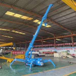 CE Certified JN-SPT 1-Ton Mini Hydraulic Mobile Spider Crane With Electric/Gasoline Power 7m Lifting Height New 2020
