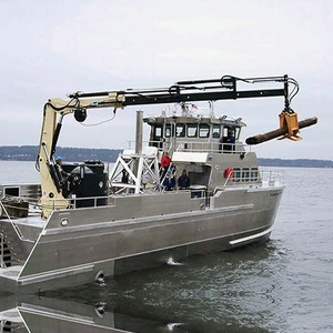 Ship Marine hydraulic Crane 2 Ton 5 Ton Mini Knuckle Boom Deck Crane For Sale