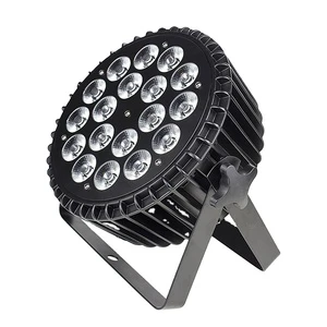 Stage Light 18pcs 6in1 RGBWA+UV Slim Par Light DMX512 DJ Party Nightclub Disco Music Concert