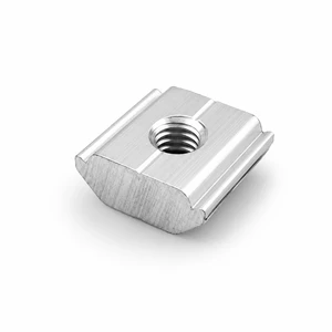 Galvanized Aluminium Castle Nut Class 8 Grade Swaged Body Right Hand Thread For Solar Ground Mounting