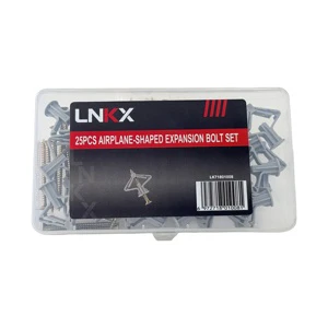 Gypsum Board Special Aircraft Type Plastic Expansion Screw Set butterfly Type Grey Construction Rail Transit Expansion Screw Box