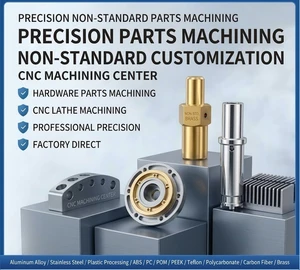 OEM Custom High Precision CNC Machining Services Non-Standard Metal Mechanical Parts Turning Milling Manufacturer