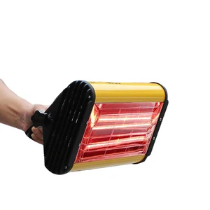 LD-1A Yellow Handheld Infrared Curing Lamp Handhold 1100W 650x500mm Baking Area 0-60min Timer CE Certified 8000 Hours Tube Life
