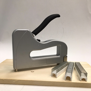 Staple gun heavy duty JY669 DIY Grade Aluminum Cable Stapler with Manual Power Source Rear Loading 10000 Actual Hits