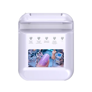 AI Nail Lamp New High-Power 96W Cordless UV LED Portable Dryer Rechargeable Battery Remote-controlled 405nm/365nm 110 LEDs 8h