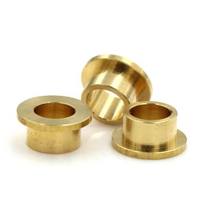 Customized Metal Bushing Copper Rivets Round Flat Head Brass Bushing Sleeve Through Hole