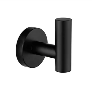 Suction Cup Hooks Wall Mount Black Rustic Bath Shower Towel Clothes Coat Bathroom Hook
