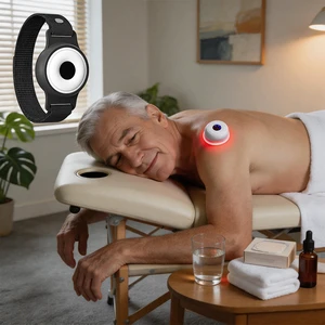 KONBEST RL-202 Pocket Size Red Light Therapy Wrap 19 LEDs 660&850nm Infrared Pad Rechargeable 5W 30g Home Rehabilitation Gift