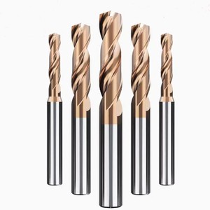 High Performance 5D Twisted Drill Bit 2 Flute Solid Carbide Drill Bits Deep Hole Drilling Processing