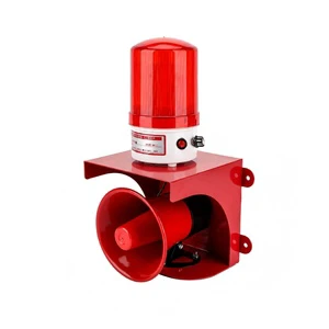 CHYESIC High-Power Industrial Power Indicator Light LED Red IP54 220V 50000 Hours Adjustable Volume Control One-Button