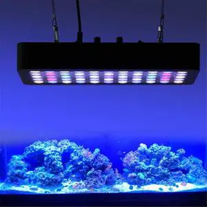 New 165W Dimmable Full Spectrum Aquarium LED Light LED Reef Decoration Light for Saltwater Freshwater Fish Coral