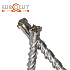 EUROCUT Factory Quality Concrete Drill Bit SDS Plus Cross Power Hammer Drill Bit