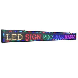 Outdoor Full Color LED Programmable Scrolling Lights Sign Display Business Store Advertising Board For Shopping Mall LED Running