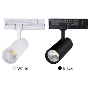 External Driver LED COB Track Light White Black 4 Wires 6 Wires Aluminum Track Spot Light Flicker Free For Museum/Hotel