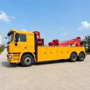 Sinotruk HOWO 380HP Heavy Duty Wrecker Towing Truck Hydraulic Crane Road Recovery Truck For Rescue Service