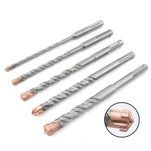 200mm Stone Drill Bit Single Piece SDS Shank Cross Cutter Tungsten Carbide Tip Hammer Drill Bits for Masonry Concrete