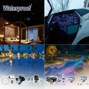 5W/18W/45W/120W Indoor Decoration Ceiling Stars Fiber Optic Light Star Ceiling Car Starlight Pool Star LED Light Kit