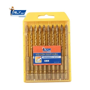 RLT Tools Alloy Tip Construction Masonry Drill Bits for Concrete Brick Drilling Ceramic Tile Drill Bits Set Masonry Dril