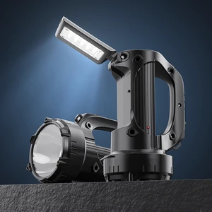 Handheld Rechargeable Searchlight LED Search Light with SMD Side Table Lamp Camping Light