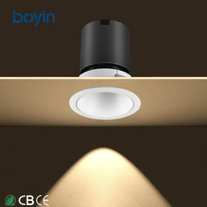 2026 Factory Price 8/12/15/20w 55/75/95mm Down Downlight Spot Lights Mini Anti Glare Led Ceiling Light Recessed Downlights 8w