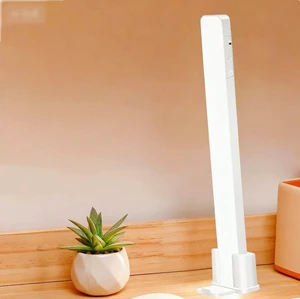 Modern Rechargeable LED Desk Lamp Touch Control Dimming Eye Protection Rotatable Magnetic Three Color Reading Room Students