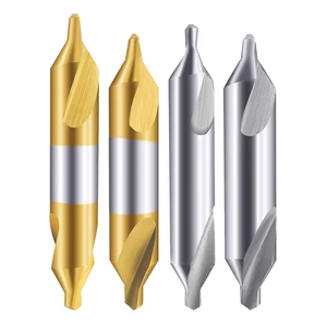 Chenchen Mould M35 Cobalt-Plated Titanium 60-Degree A-Type Center Drill Double-Head Special Positioning 4mm Shank 100mm Working