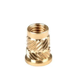 Brass Threaded Insert Bushing, M4, M5, M6