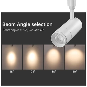 ETL CE RCM Certified Modern Indoor Dimmable CCT Change 3000K-4000K-6000K Lighting COB LED H/J-type LED Track Light 10W/20W/30W