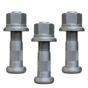 High Tensile Grade 10.9 Steel Fastener for Auto Parts Truck ROR Wheel Hub Bolt