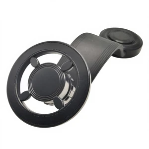 Vacuum Suction Cup Magnetic Car Mount with 360 Degree Rotation & Strong N52 Magnets for Dashboard/Windshield & Desk Use