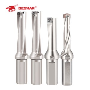 DESKAR CNC Drilling Tools Indexable High Speed Carbide Single Blade Bit Spot Drills U Drill Bit for Machine Tools