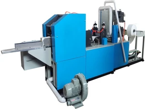 Automatic Restaurant Napkin Tissue Embossing Folding Machine