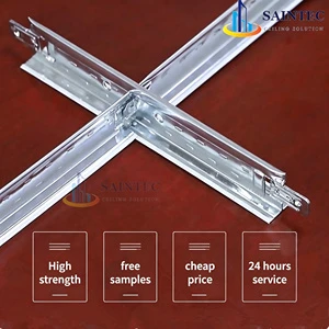 Professional Ceiling Solutions Provider Galvanized Steel Suspension Gypsum Board Profiles Drywall Drop Ceiling Grid