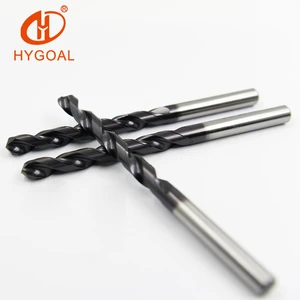 HYGOAL Factory High Quality HSS Brocas M35 Cobalt Straight Shank Twist Drill Bits Black Oxide Finish 140mm Length For Drilling