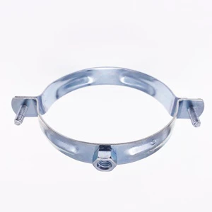 Heavy Type Stainless Steel Exhaust Pipe Clamp Fasteners Bolts Clamps for Piping Clip and Pipe Support