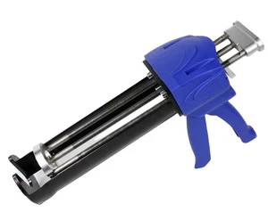 Manual Caulking Gun 380ml 10:1 for Dual Cartridge with Leak-Proof Design Steel Body
