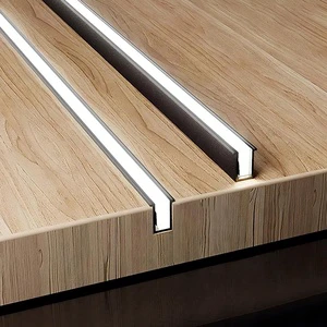 DC12V aluminum LED backlight modern built-in cabinet light, suitable for low-cost indoor lighting in kitchens and wardrobes