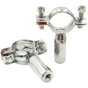 Factory Customized Sanitary Stainless Steel Open-Loop Pipe Hanging Clamps Heavy-Duty Bolts Clamp High Quality Bolts Clamps
