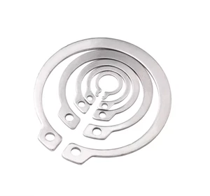 GB894.1 304 Stainless Steel Elastic Retaining Ring for Axis M5 M6 M7 M8 M9 M10 M11 M12 M13 M14-M160 External Snap Washer Circlip