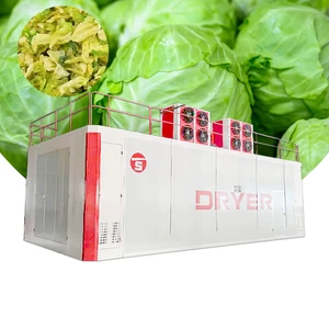 Food Belt Dryer Machine Cabbage Mesh Belt Drying Machine Continue Heat Pump Belt Dryer Machine Cabbage Mesh Belt Dryer