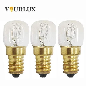 E14 E14S 15w 25w Incandescent Lamp T22 T25 300 Degree Heat Resistant Oven Bulb Microwave Lamp