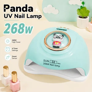 Induction auto sensor nail dryer 2086, professional UV LED curing light with flexible 10-99s timers