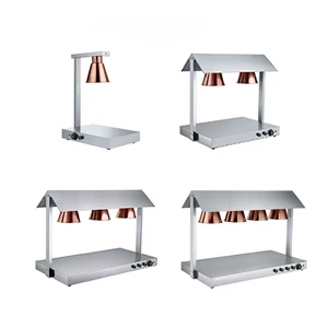 High-quality Durable Stainless Steel Electric Food Warming Buffet Heating Lamp for Restaurant Use