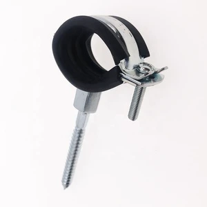Quick Release Pipe Clamps M8+10 Manufactures Rubber Pipe Clamps High Pressure Pipe Clamp